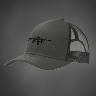 RIFLE HAT GREY/BLACK