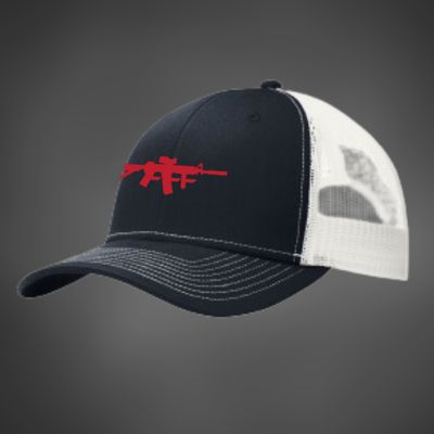 RIFLE HAT NAVY/WHITE