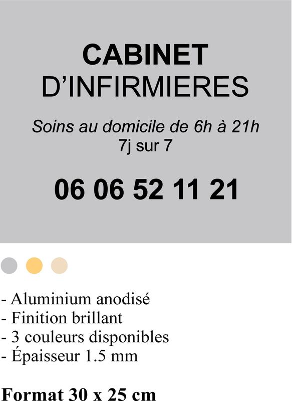 Plaque aluminium anodisée brillante à partir de
