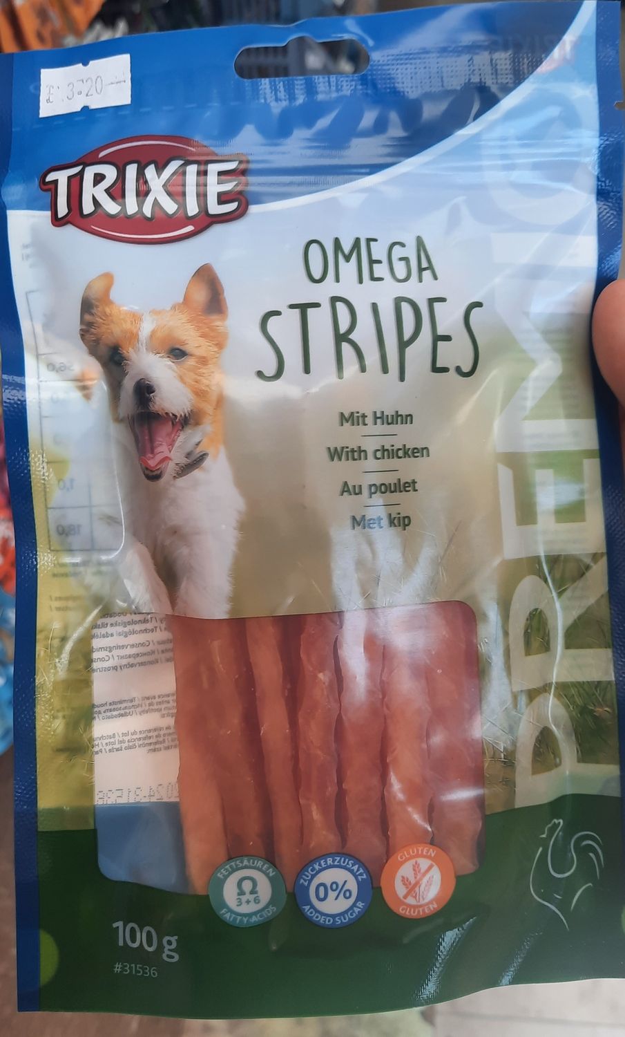 Trixie Chicken Omega Stripes