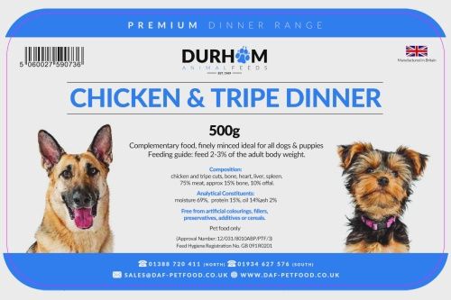 DAF Chicken &amp; Tripe Dinner 500g