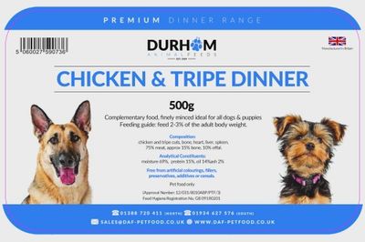 DAF Chicken &amp; Tripe Dinner 500g