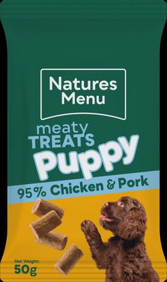 Natures Menu Puppy Chicken &amp; Pork Treats 50g