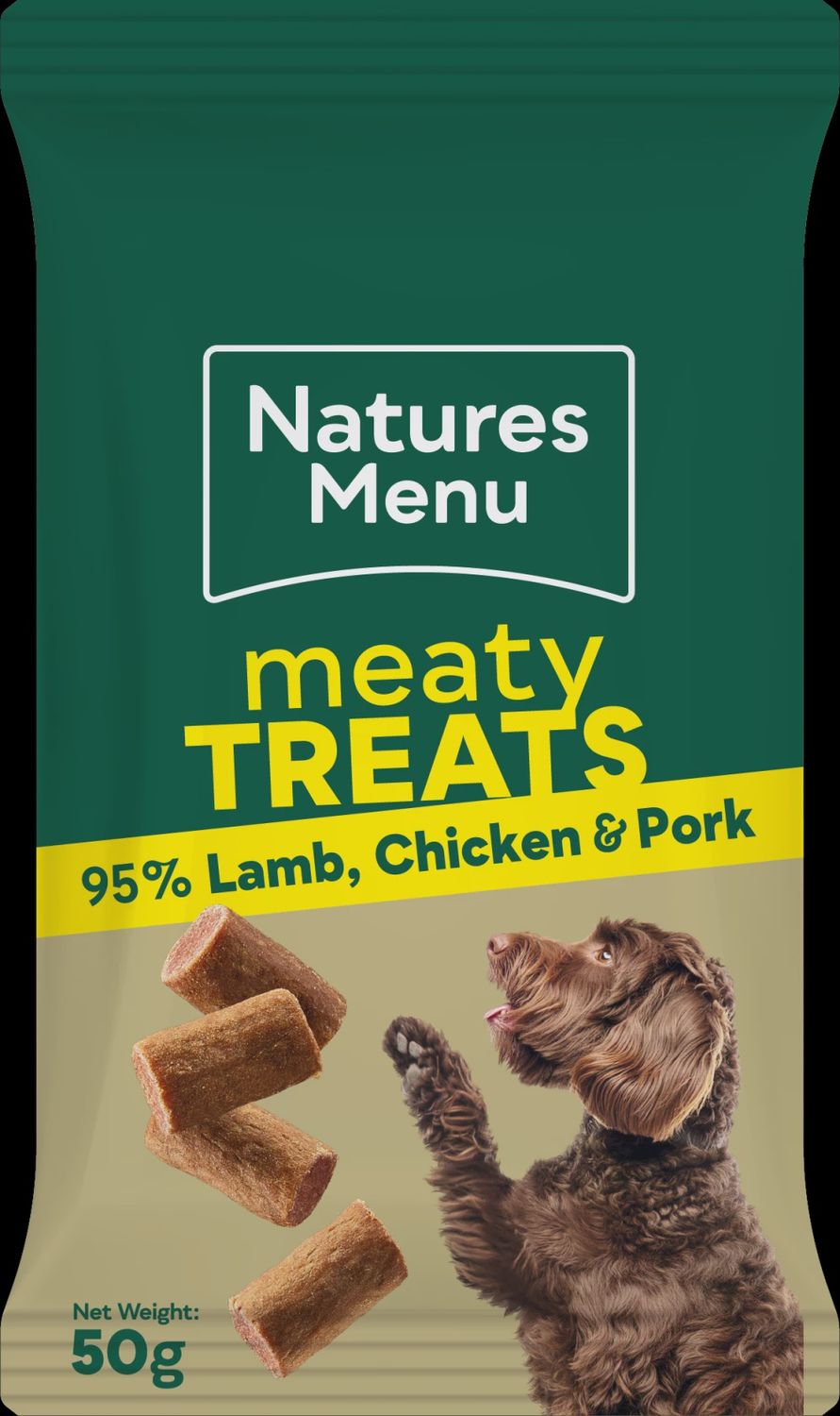 Natures Menu Lamb, Chicken &amp; Pork Treats 50g