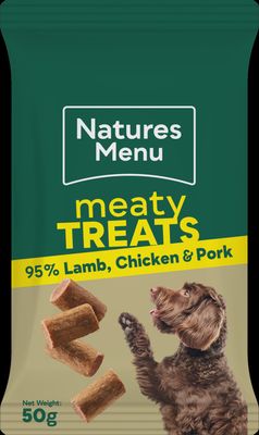Natures Menu Lamb, Chicken &amp; Pork Treats 50g