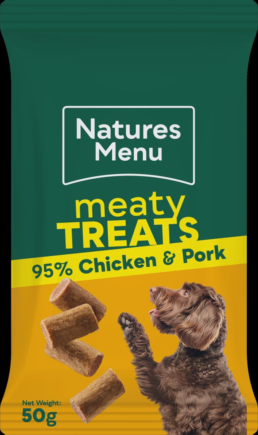 Natures Menu Chicken &amp; Pork Treats 50g