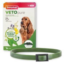 Beaphar VETOpure Plant-Based Protection Flea Collar for Dogs 65cm
