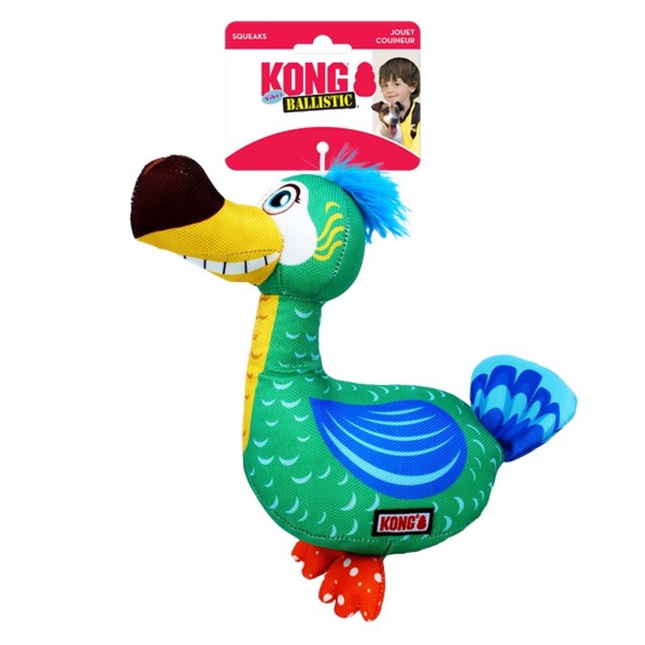 KONG Ballistic Vibez Birds (Colour May Vary) Medium/Large