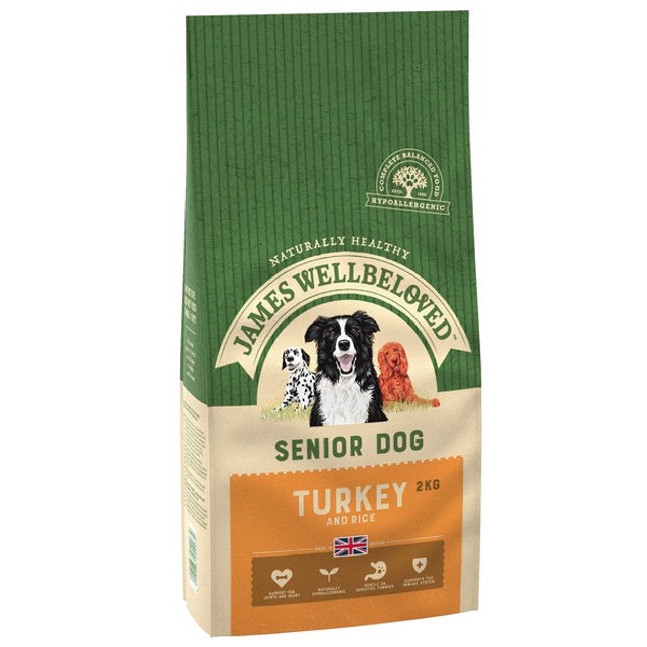 James Wellbeloved Senior Turkey &amp; Rice 2kg