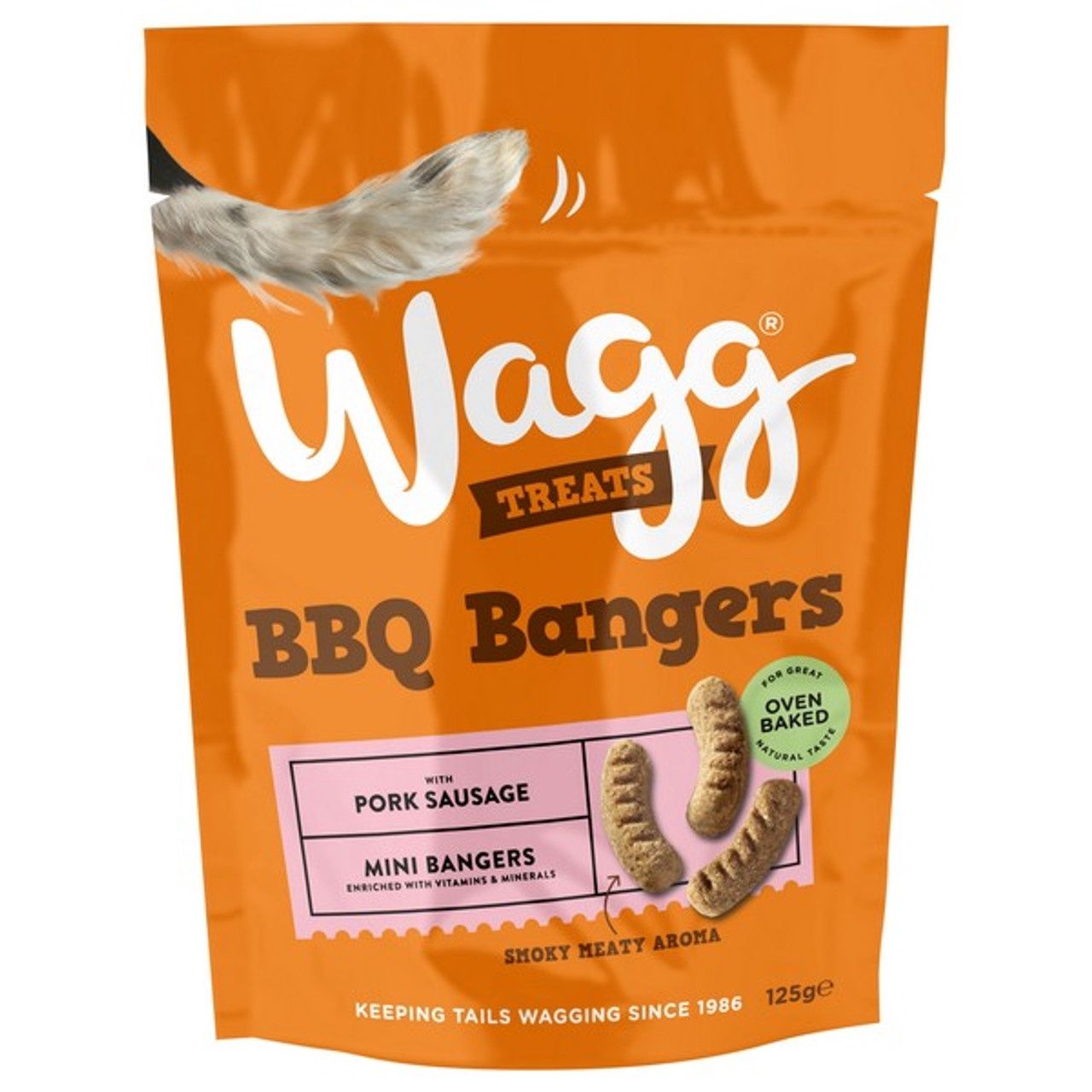Wagg BBQ Bangers 125g