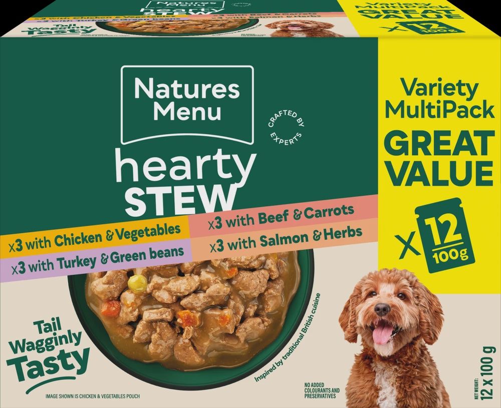 Natures Menu Hearty Stew Pouches Multipack x 12