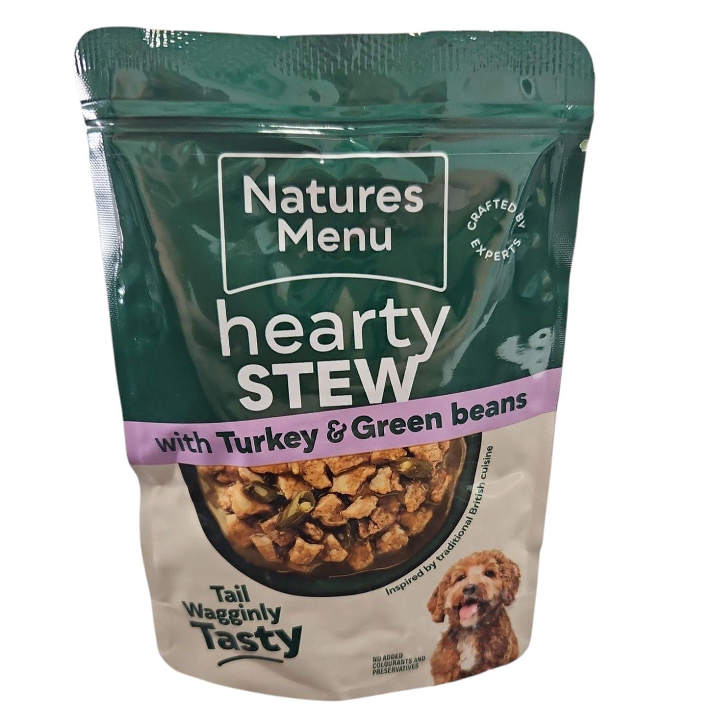 Natures Menu Hearty Stew Turkey &amp; Green Beans Pouch 100g