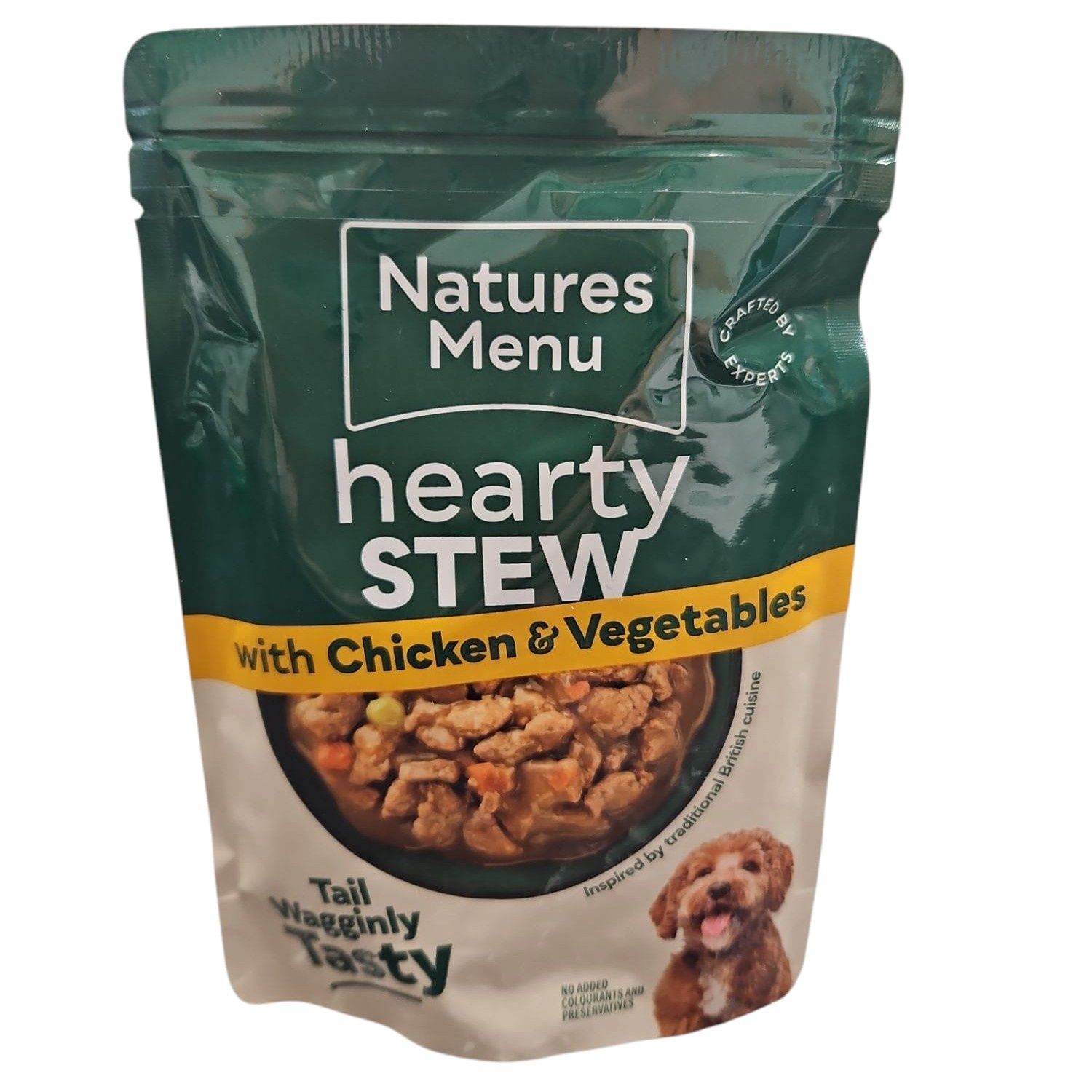 Natures Menu Hearty Stew Chicken &amp; Vegetables Pouch 100g