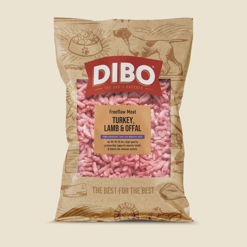 Dibo Turkey, Lamb &amp; Offal Freeflow 1kg