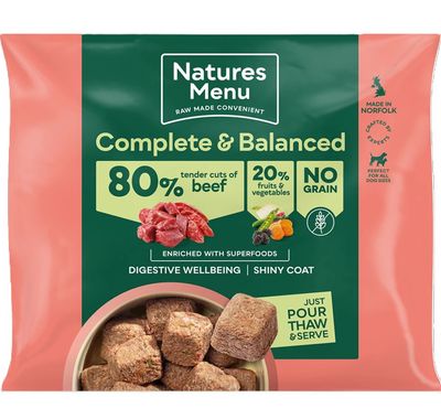 Natures Menu 80/20 Nuggets - Beef 1kg