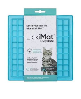 Lickimat Playdate Cat Turquoise