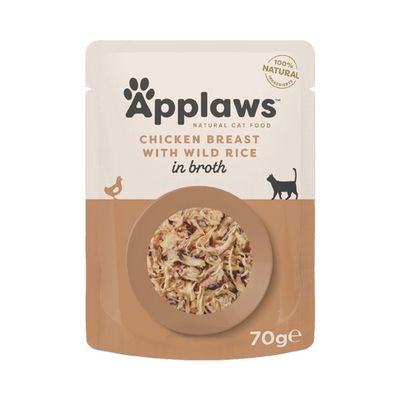 Applaws Cat Pouch Chicken Breast And Wild Rice 70g