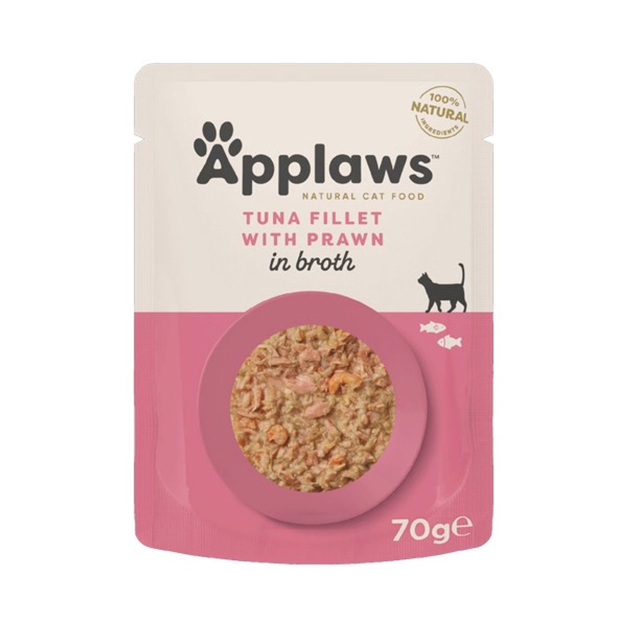 Applaws Cat Pouch Tuna Fillet &amp; Prawn 70g