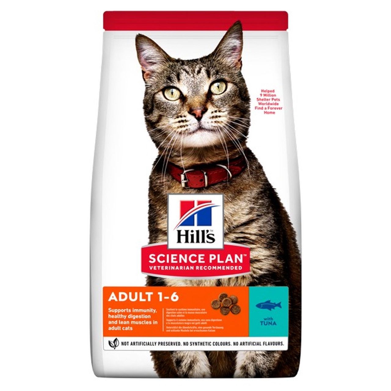 Hills Science Plan Adult Dry Cat Food Tuna 1.5kg