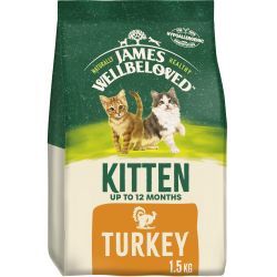 James Wellbeloved Cat Turkey &amp; Rice Kitten 1.5kg