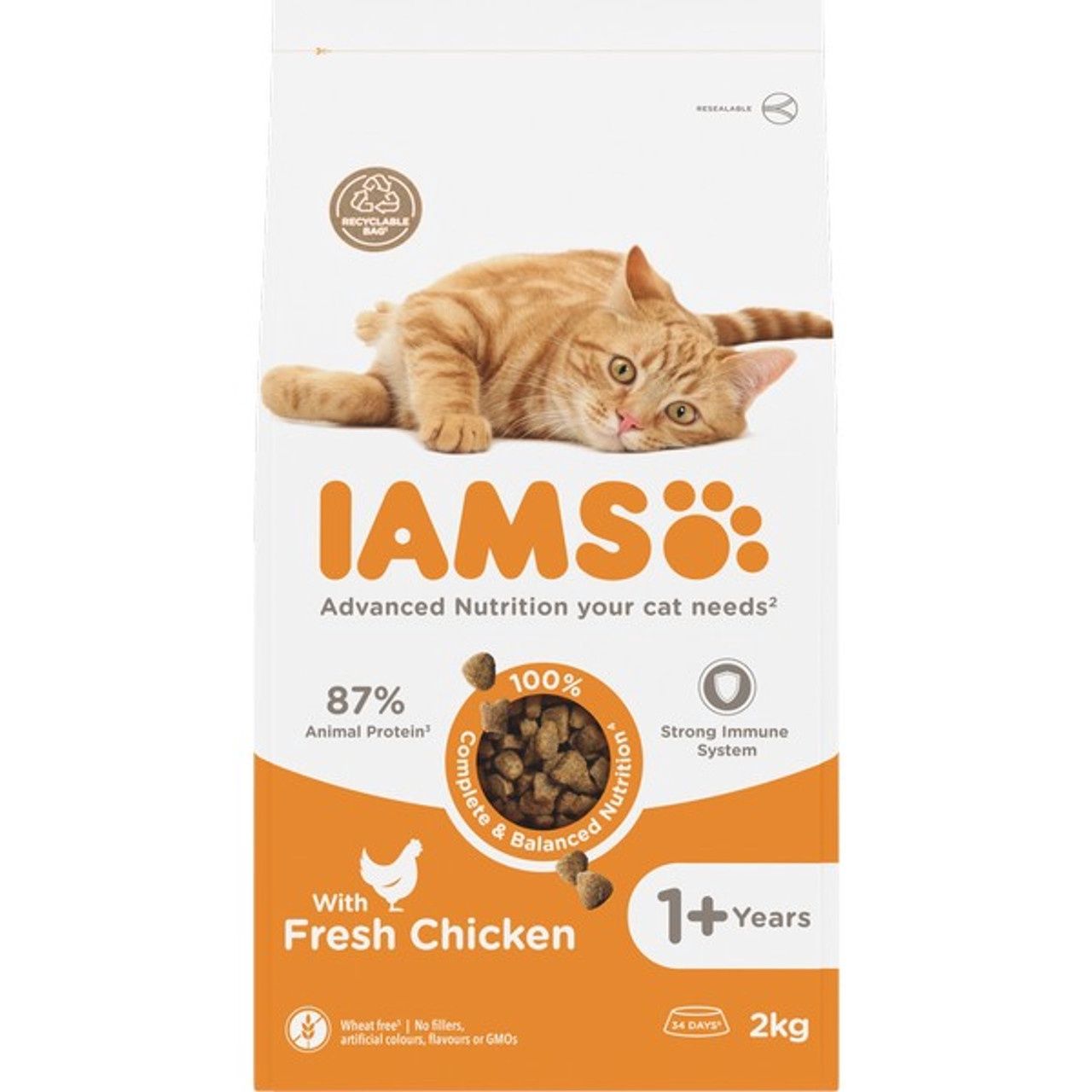 IAMS Cat 1+Year Chicken 2kg