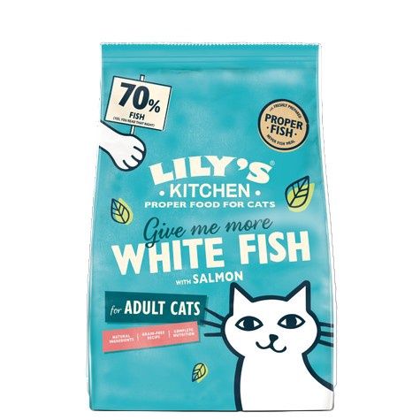 Lilys Kitchen Fabulous Fish Dry Food for Cats 800g