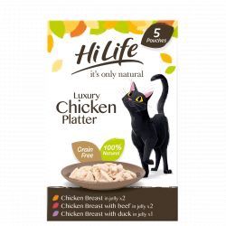 Hi Life Luxury Chicken Platter In Jelly 5x50g