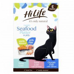 Hi Life Luxury Seafood Platter In Jelly 5x50g