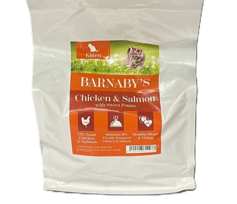 Barnabys Cat Grain-Free Chicken &amp; Salmon Kitten 2kg