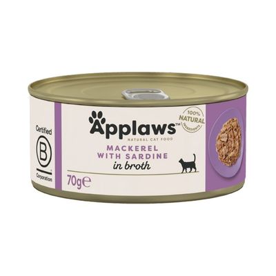 Applaws Cat Food Mackerel With Sardine 70g