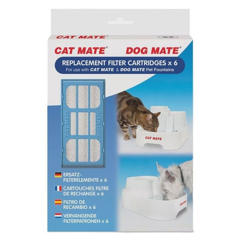 Pet Mate Pet Fountain Filter Cartridges (6Pk)