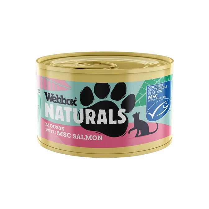 Webbox Naturals Cat Mousse Salmon 85g