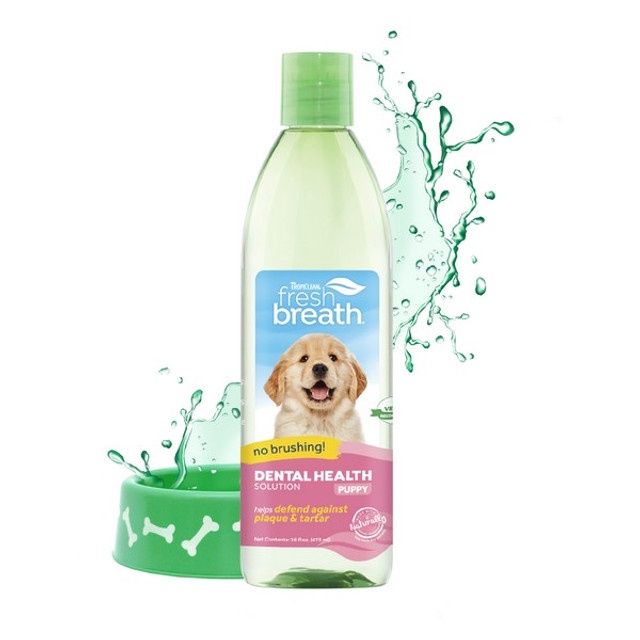 TropiClean Oral Care Dental Health Solution for Puppies 473ml