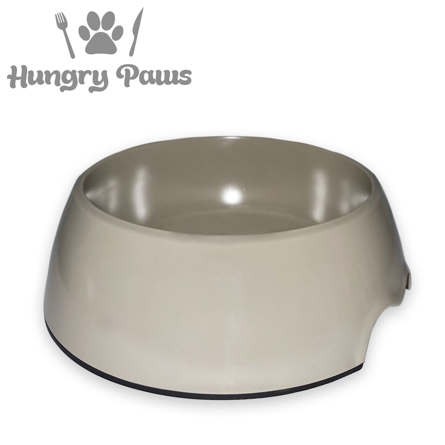 Ancol Hungry Paws Grey Bowl 175ml