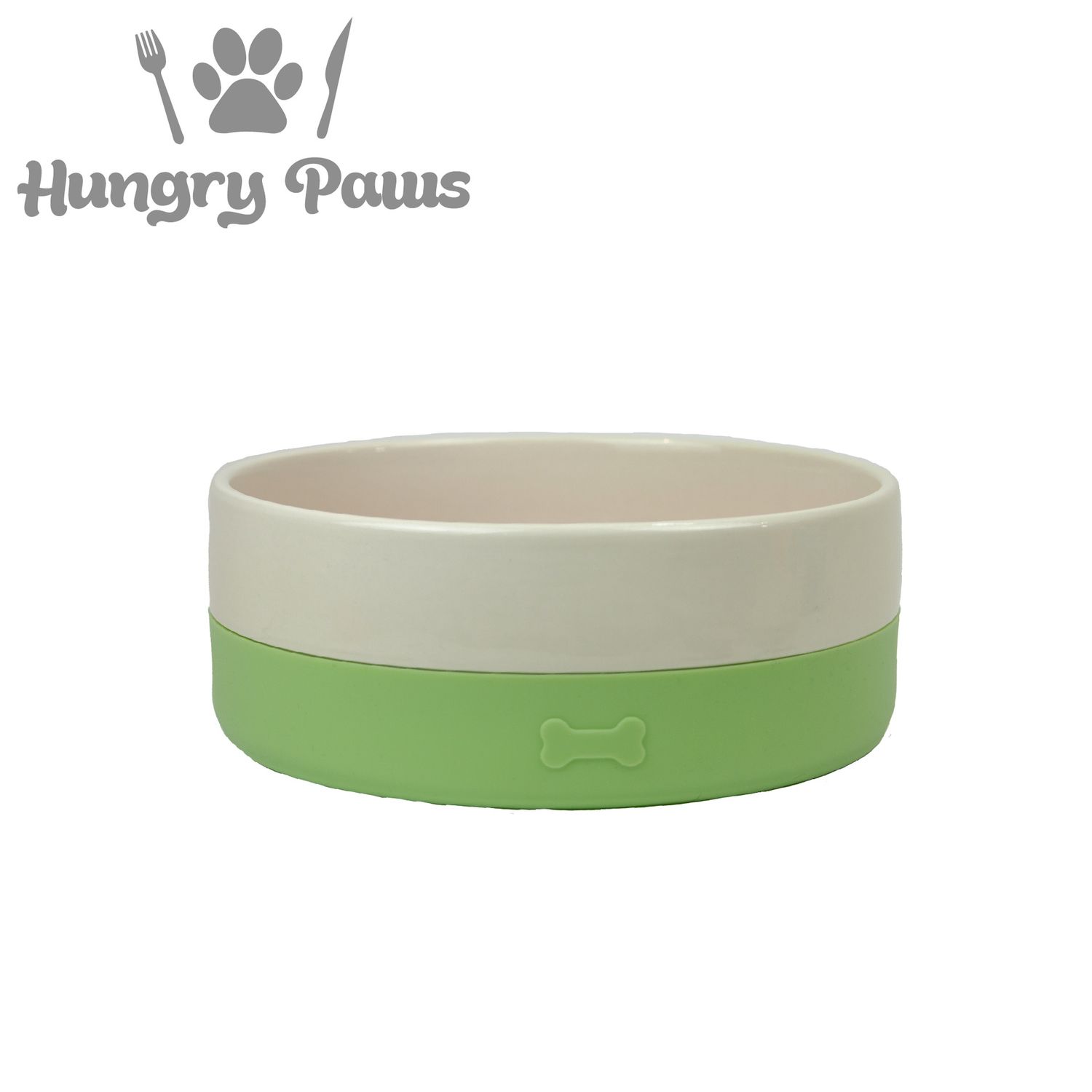 Ancol Hungry Ceramic Non-Slip Bowl 400ml
