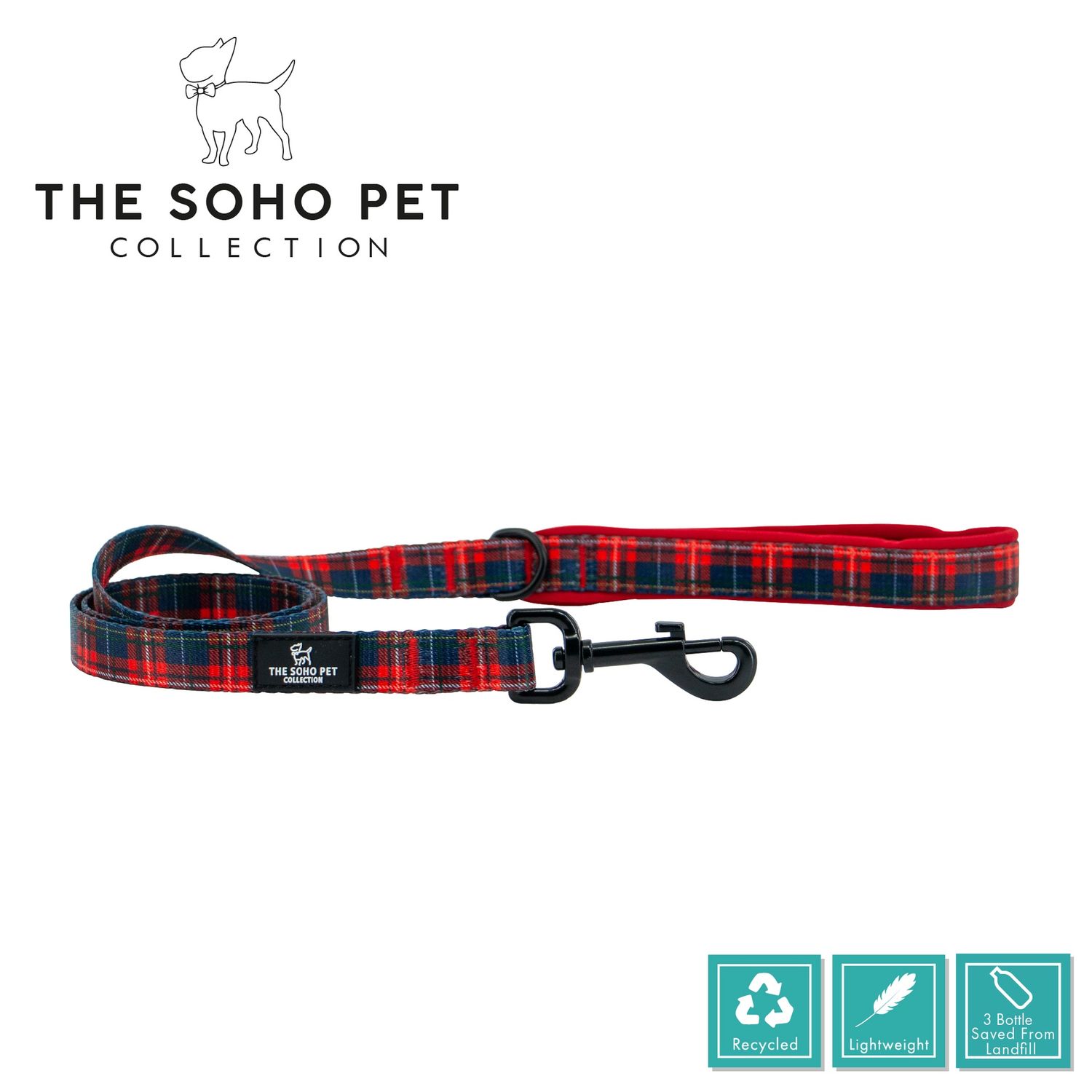 Soho Tartan Lead 1.9cm x 100cm