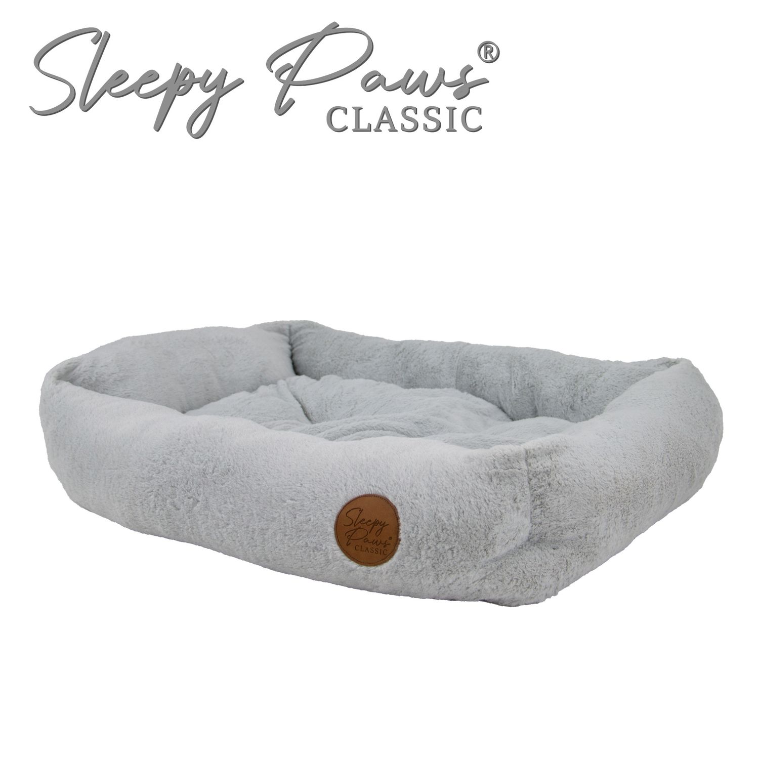 Ancol Square Bed 70cm x 60cm - Light Grey