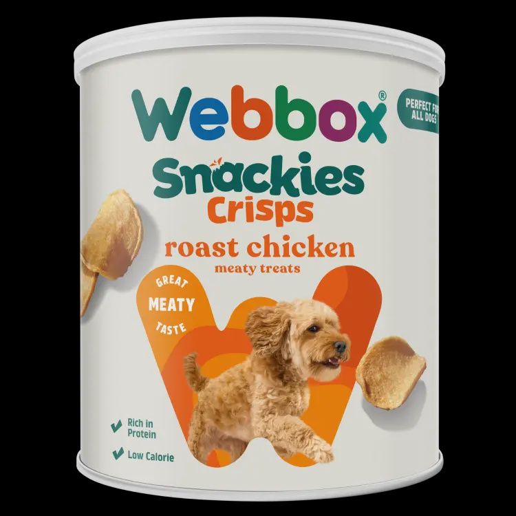 Webbox Snackies Chicken Crisps Adult Dog Treats 35g