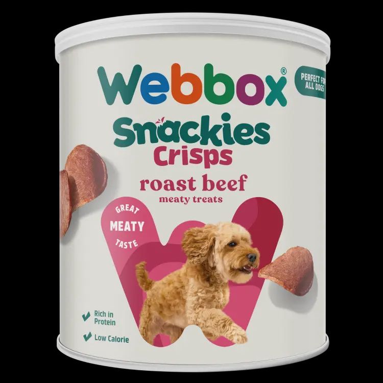 Webbox Snackies Beef Crisps 35g
