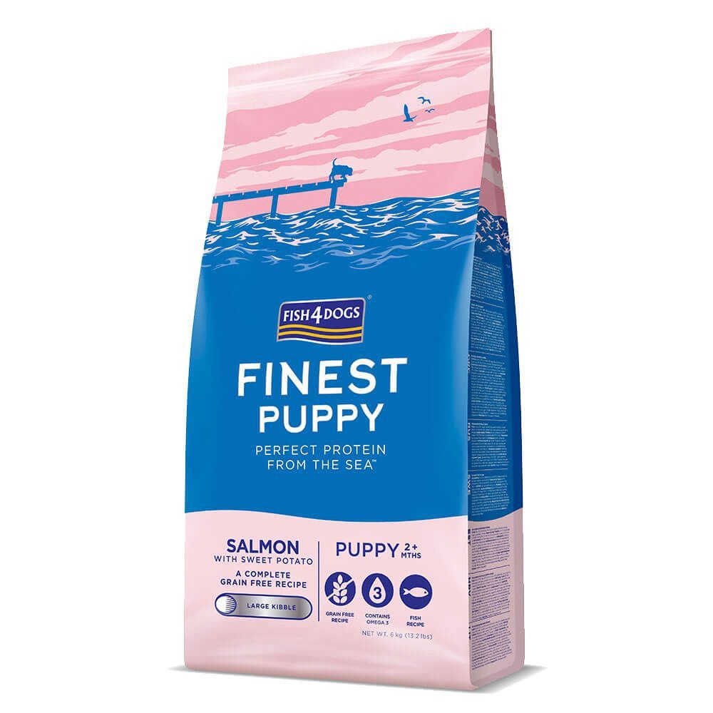 Fish4Dogs Finest Puppy Salmon with Sweet Potato (Small Kibble) 1.5kg