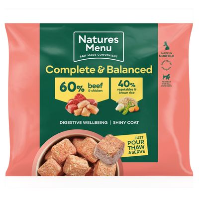 Natures Menu 60/40 Nuggets - Beef &amp; Chicken 1kg