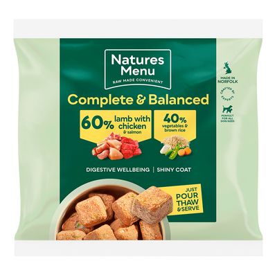 Natures Menu 60/40 Nuggets - Lamb &amp; Chicken 1kg