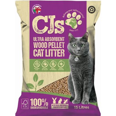CJ's Wood Cat Litter 15L