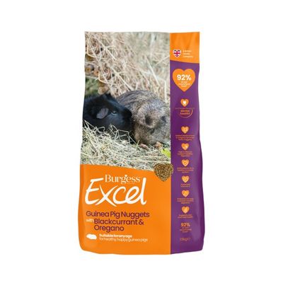 Burgess Excel Guinea Pig Nuggets Blackcurrant &amp; Oregano 1.5kg