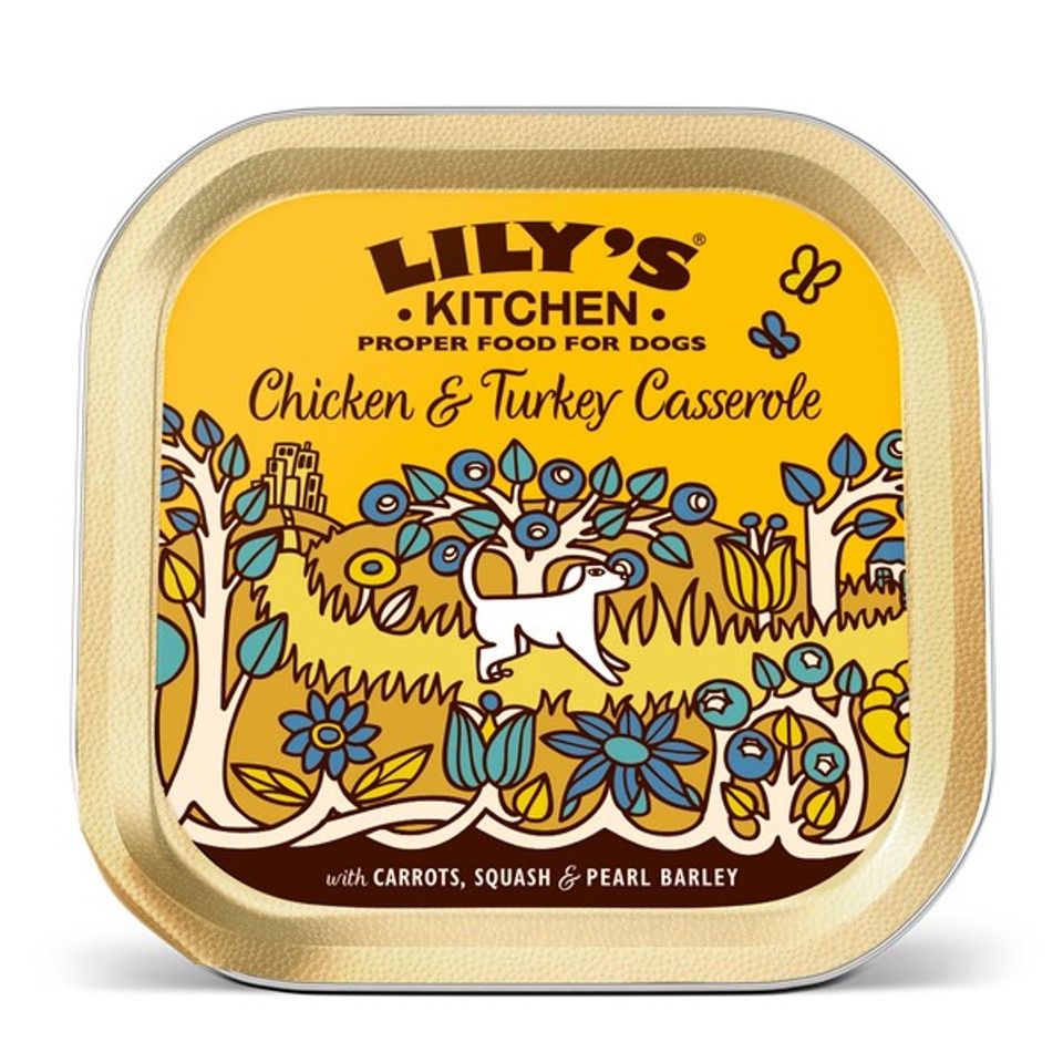 Lily&#39;s Kitchen Chicken &amp; Turkey Casserole 150g
