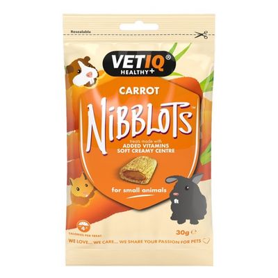 M&amp;C Small Animal Nibblots Carrot 30g