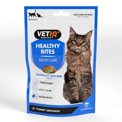 Vetiq Breath &amp; Dental Cat Treats 65G