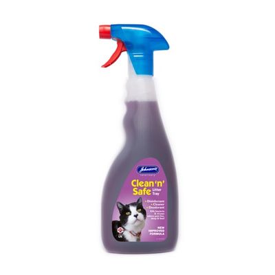 Johnson's Clean 'N' Safe Litter Tray 500ml