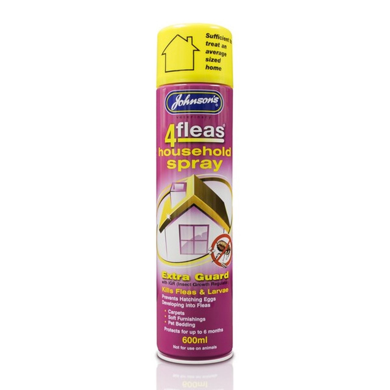 JVP 4 Fleas Extra Guard Household Spray 600ml