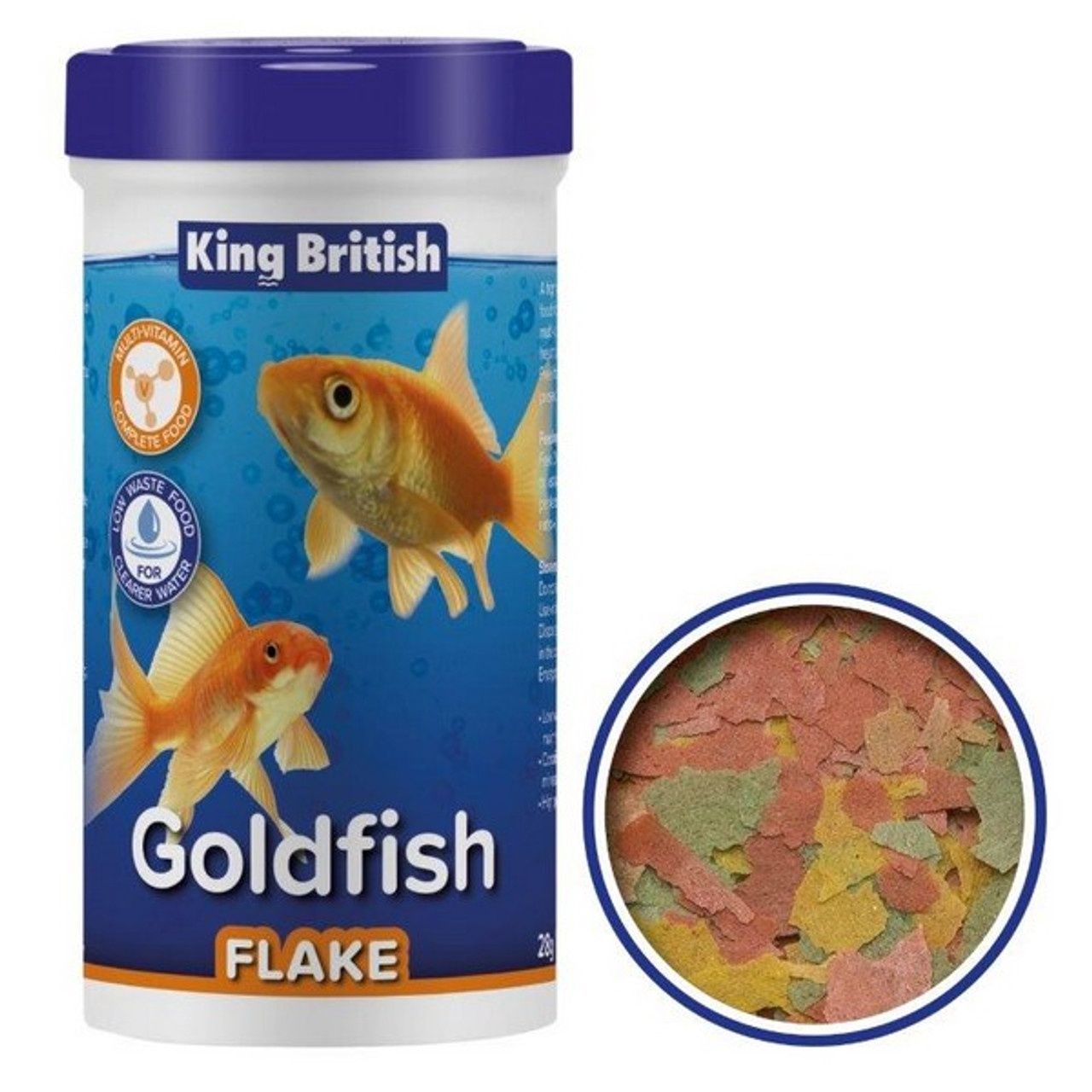 King British Goldfish Flake Food 28g